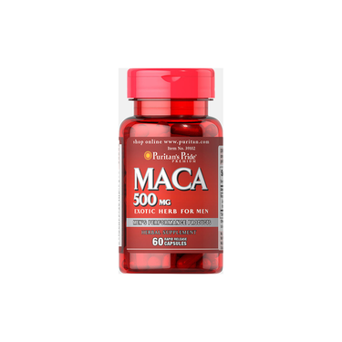 A red bottle labeled